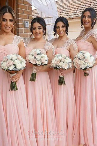 Šifon Naguban steznik Naravni pasu Pomlad Služkinja obleko časti - Stran 2